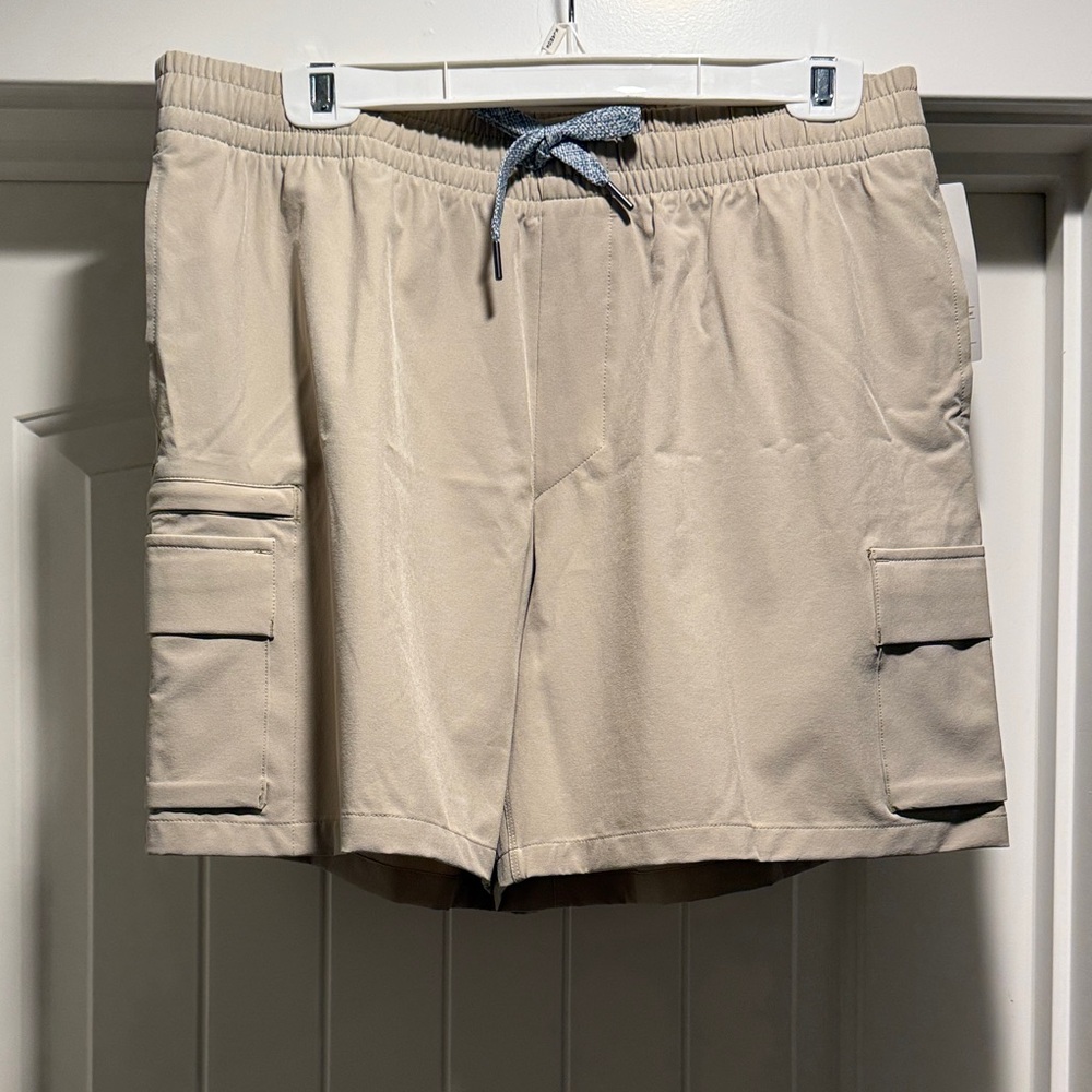 All in Motion Beige Cargo Shorts